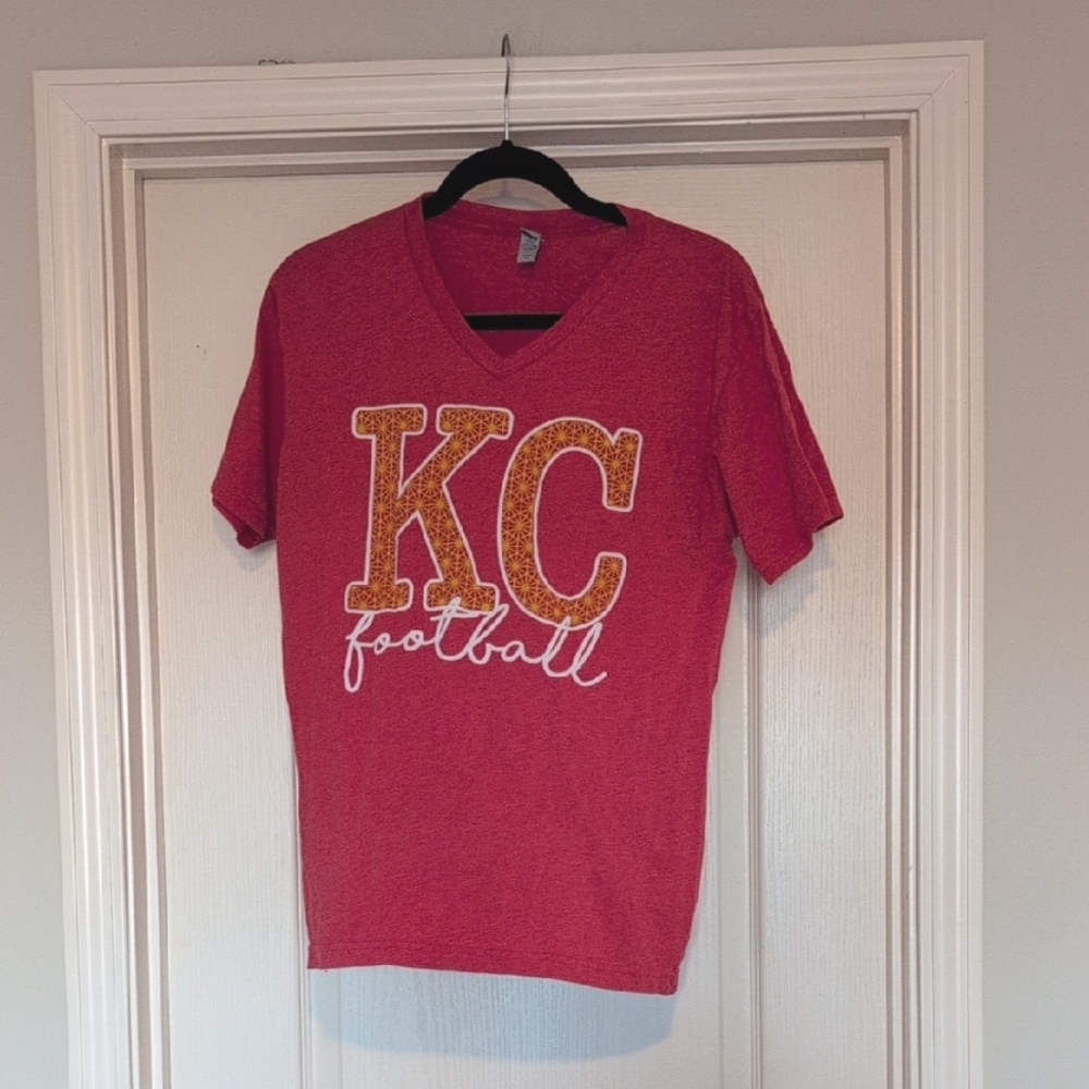 Red KC Football Adult Unisex T-Shirt